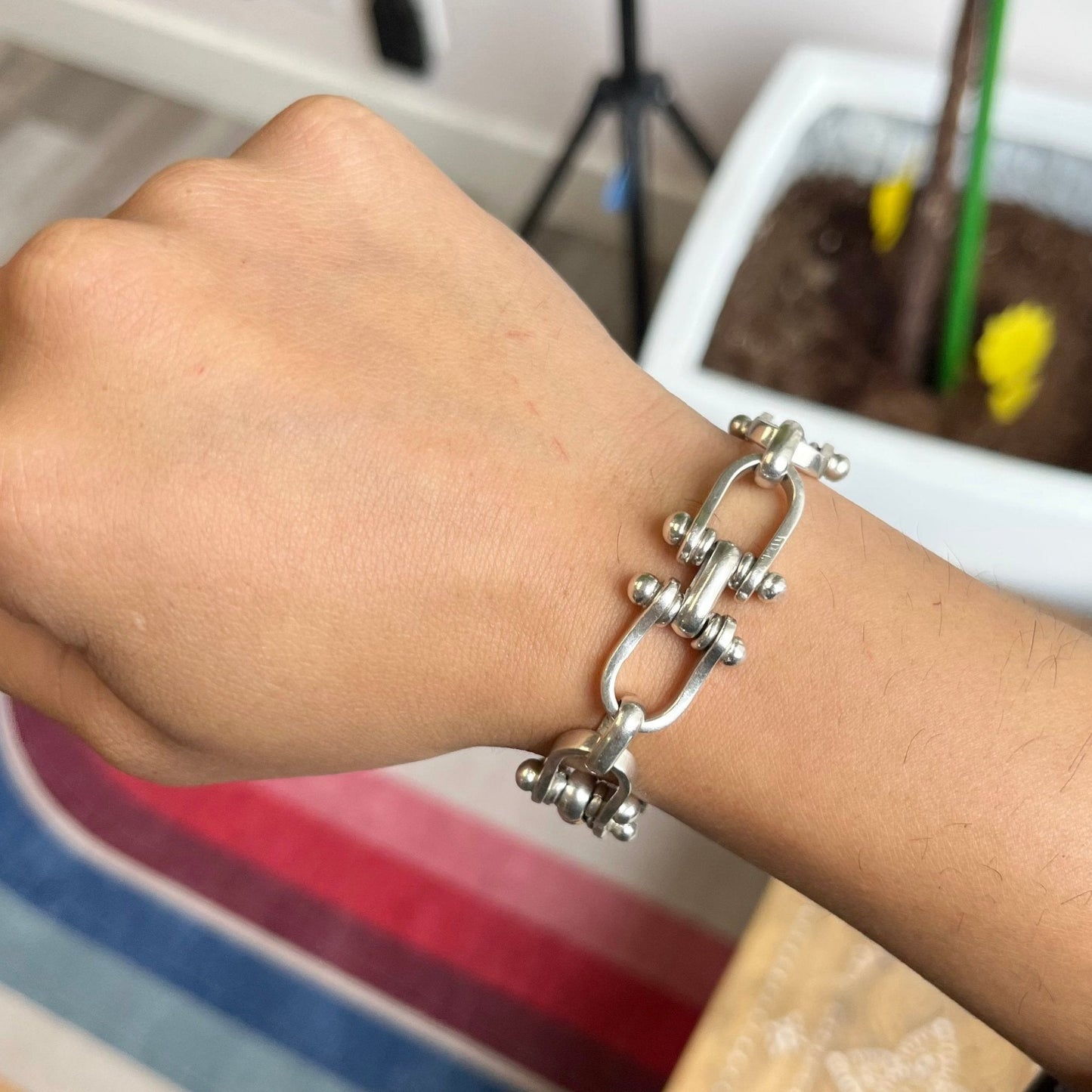 Vintage Lock Link Bracelet