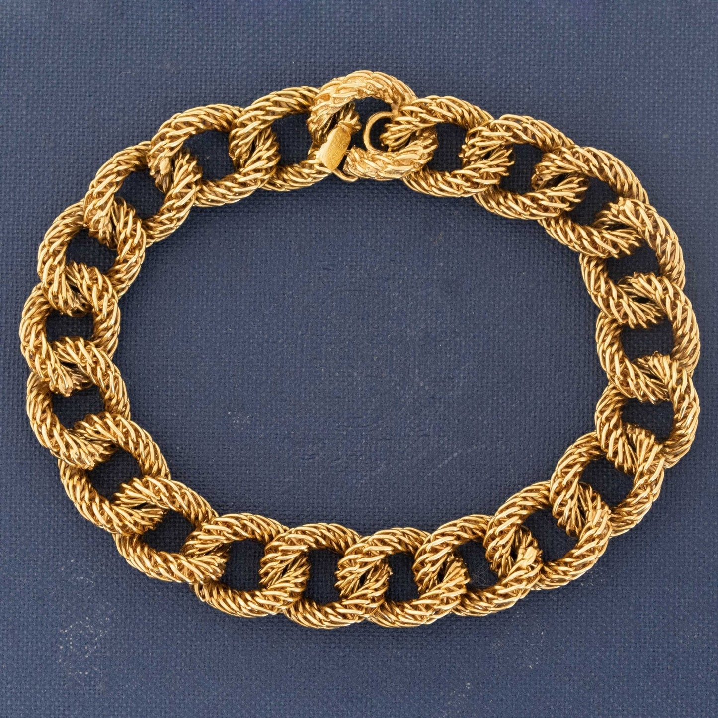 Vintage Rope Motif Bracelet by Cartier France