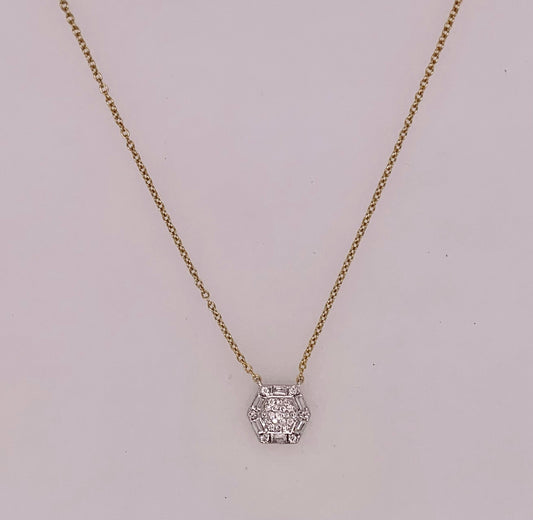14K Diamond Necklace