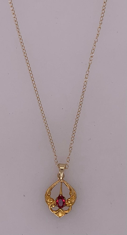 14K Gold Estate Pendant