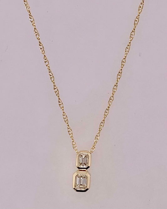 14K Diamond Necklace