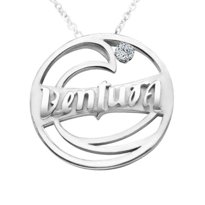 Ventura Wave Diamond Necklace