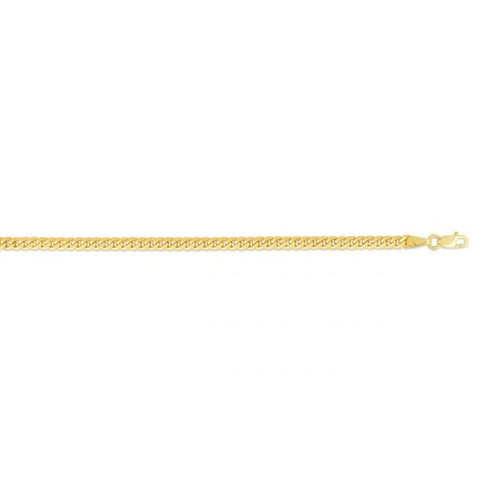 14K Gold 2.6mm Miami Cuban Chain