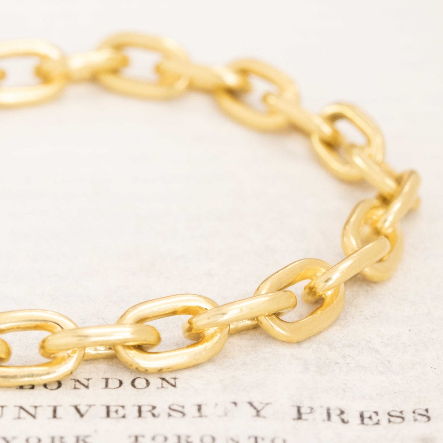 Vintage Heavy Oval Link/Paper Clip Bracelet by Tiffany & Co.